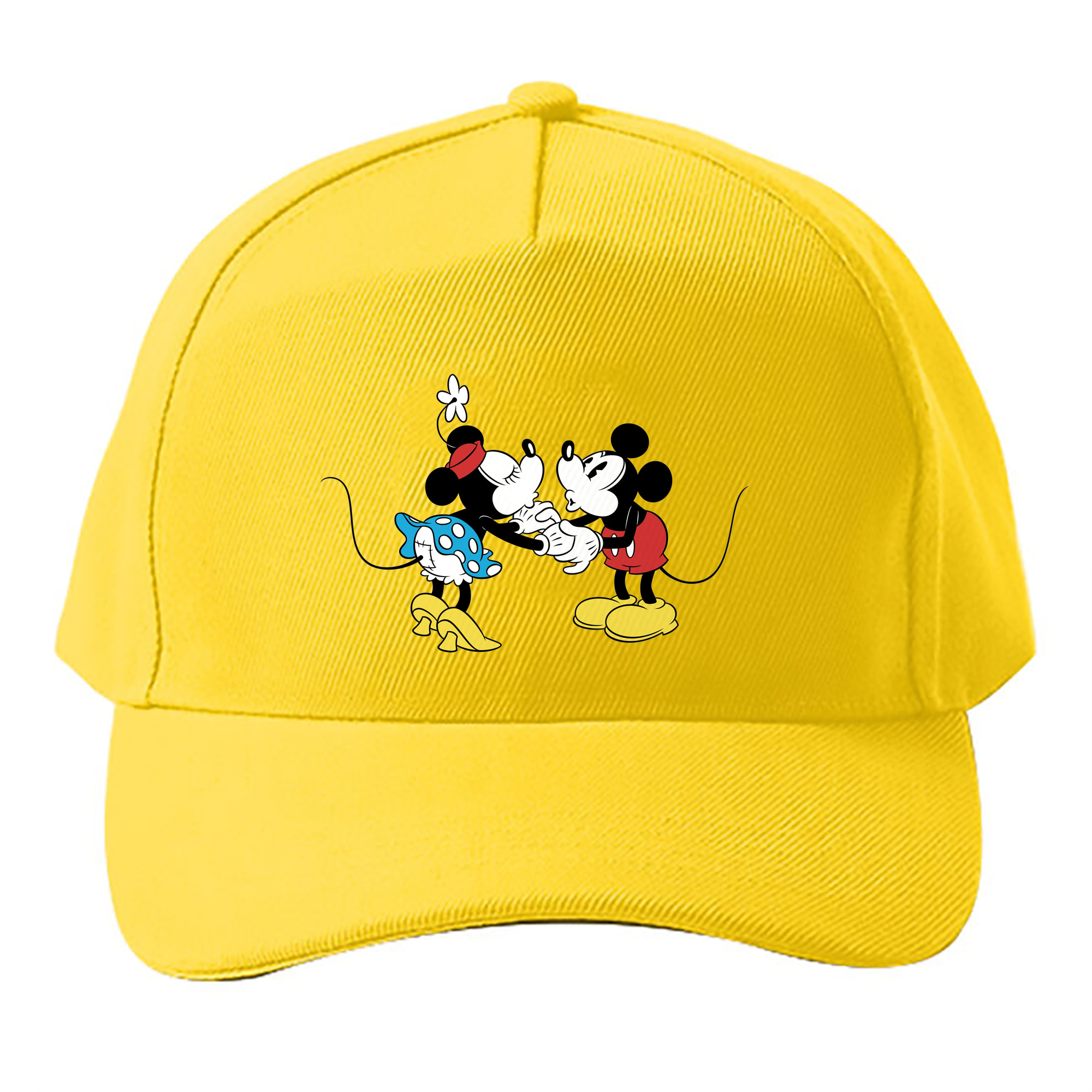 （画像用） ミッキーマウス Mickey Mouse ベースボールキャップ 綿100％ 男女兼用 帽子 スポーツ